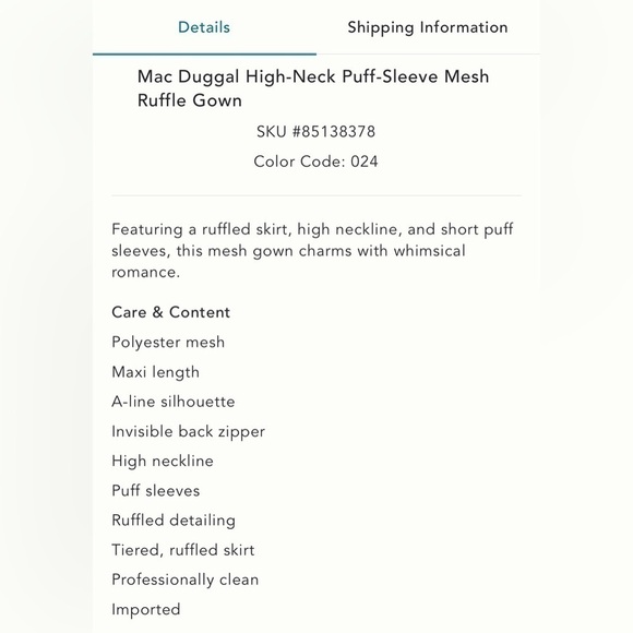 Mac Duggal High Neck Floral Mesh Ruffle Maxi Dress – Pink/Cream – Size 8 - Picture 15 of 17